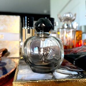 Empty 100 ml 3.4 fl oz Poison Girl Dior bottle